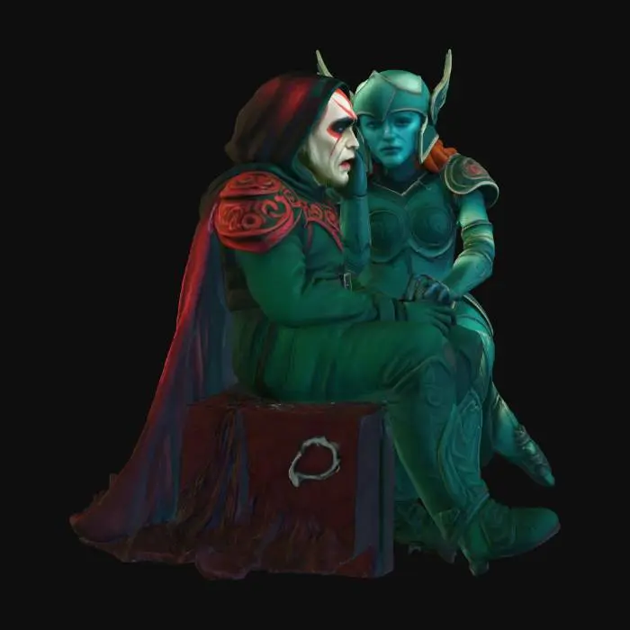 3D model for "Midnight Guardians"