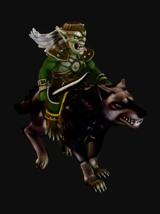 3D model for wolfrider.jpg