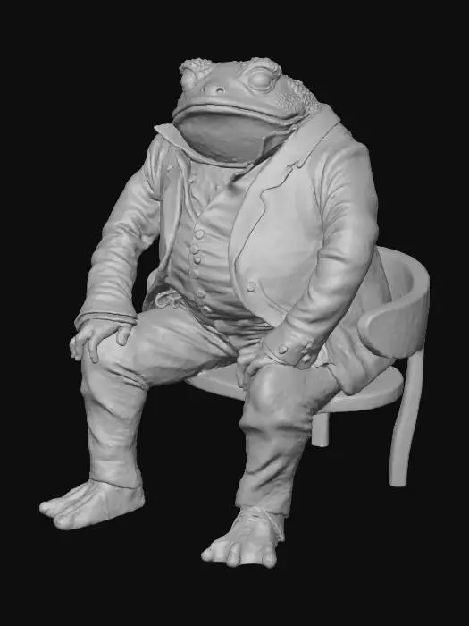 3D model for The Distinguished Toad