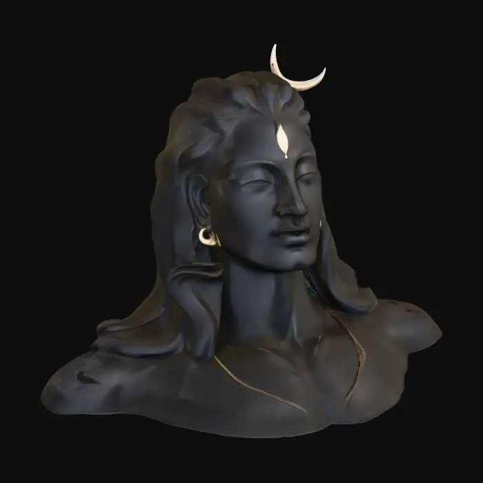 3D model for Adiyogi Statue Under the Sky