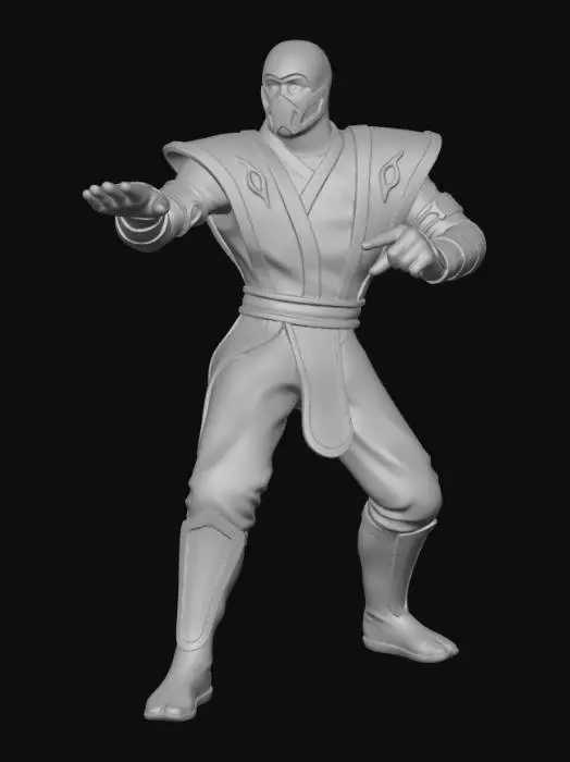 3D model for Dark Ninja Fighter