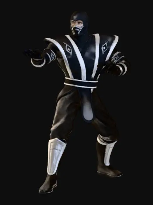 3D model for Dark Ninja Fighter