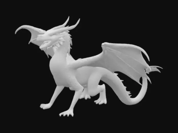 3D model for Un dragon de l'est 