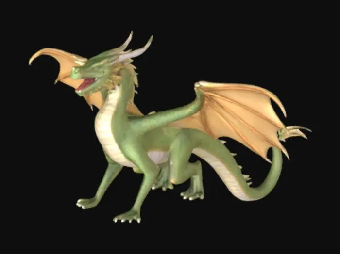 3D model for Un dragon de l'est 