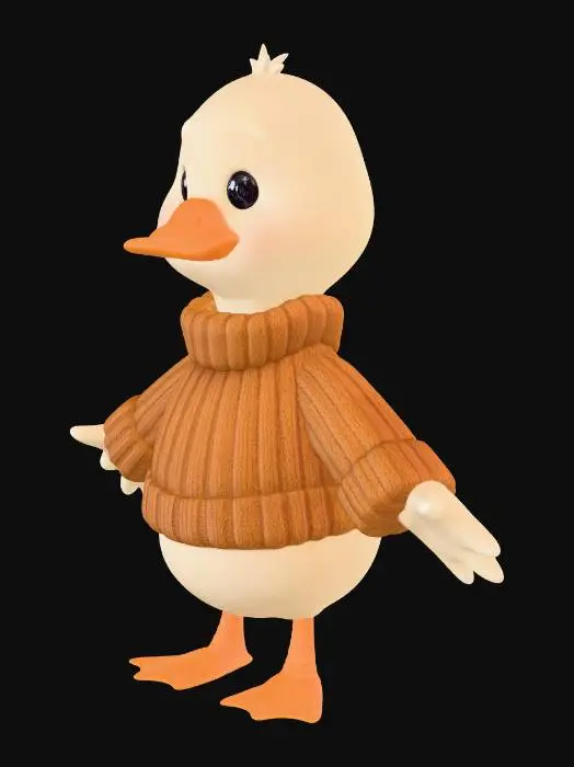 3D model for Cozy Duckling