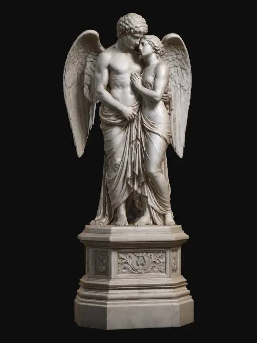 3D model for Angelic Embrace