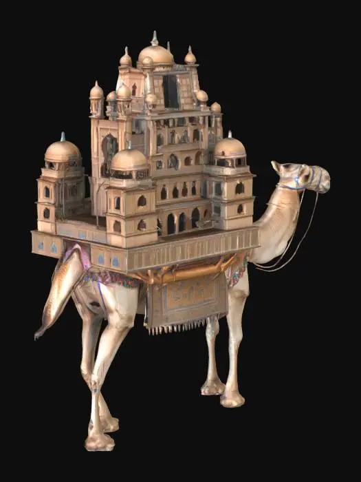 3D model for Camel Caravanserai, #SketchTo3D#