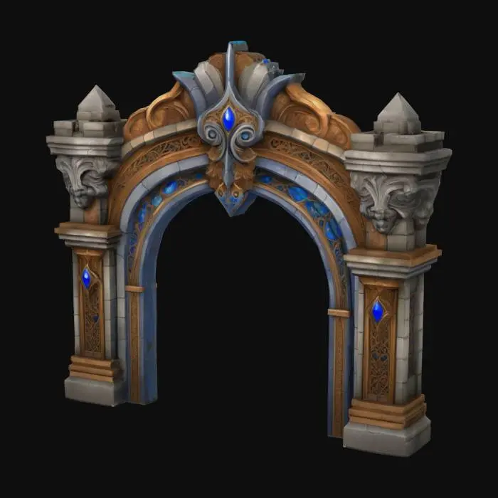 3D model for Arcane Gateway, #arch#