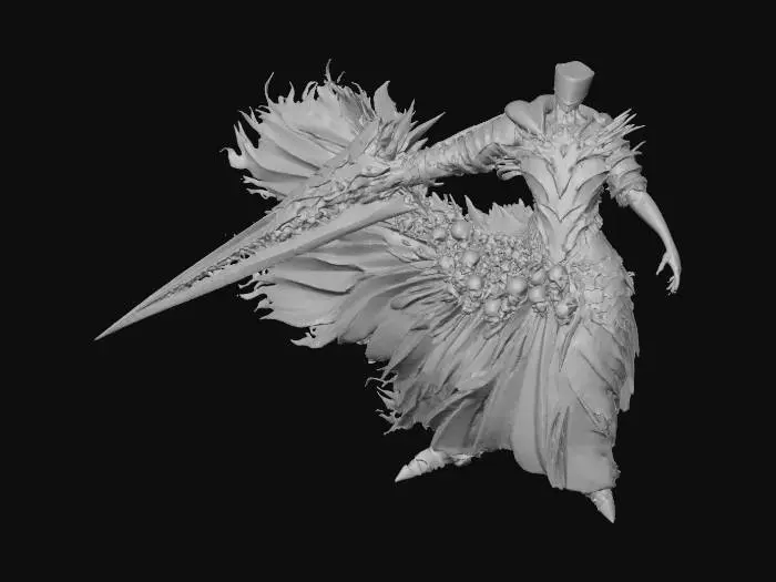 3D model for Tomb Guardian