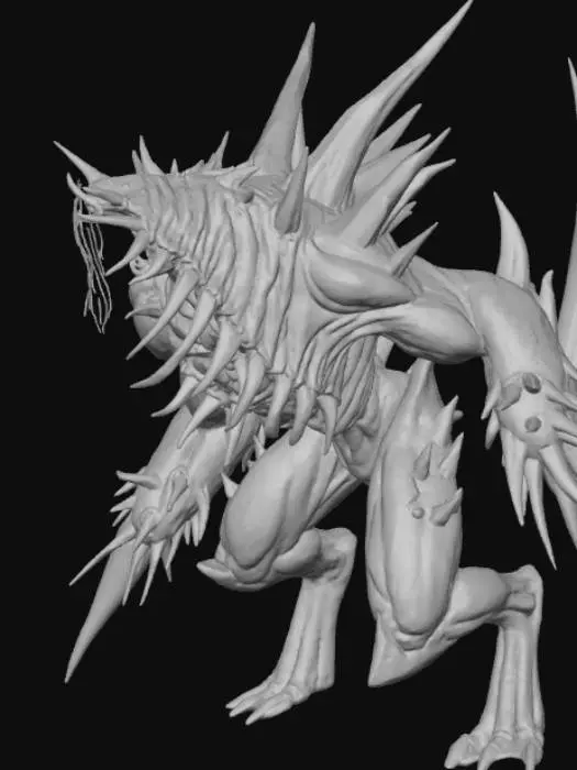 3D model for Demon of Fangs, #Halloween2025#