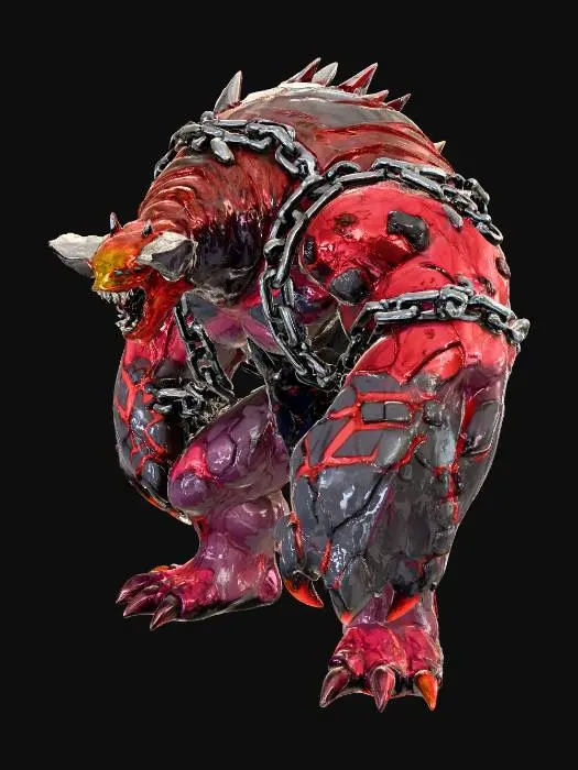 3D model for Chained Fire Ogre