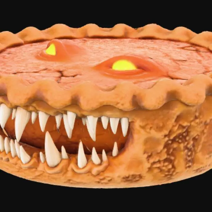 3D model for Pumpkin Pie Mimic, #Thanksgiving#