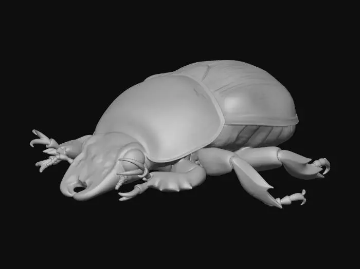 3D model for gummy candy Beetle
