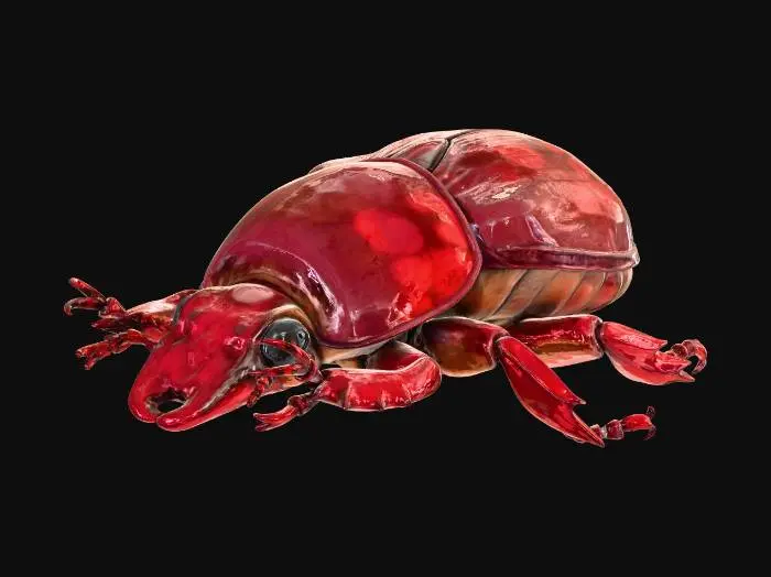 3D model for gummy candy Beetle