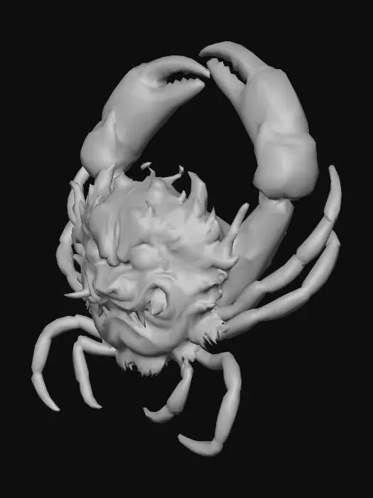 3D model for Crab Demon