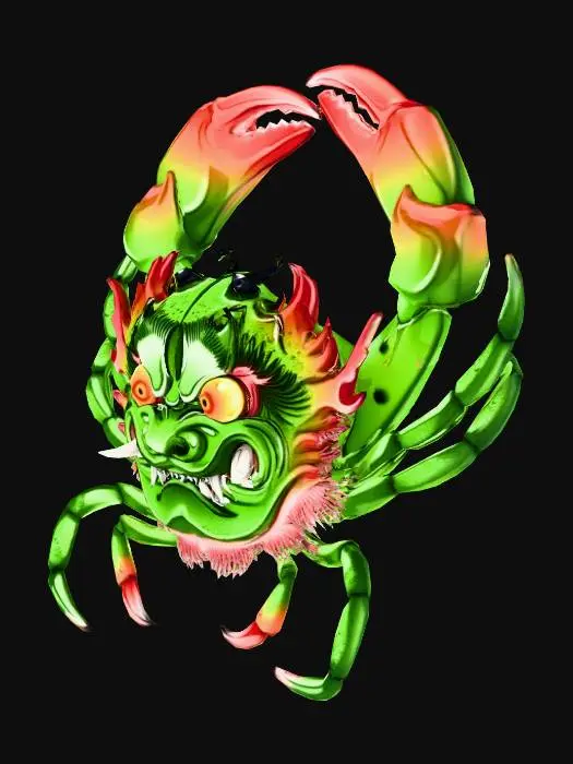 3D model for Crab Demon