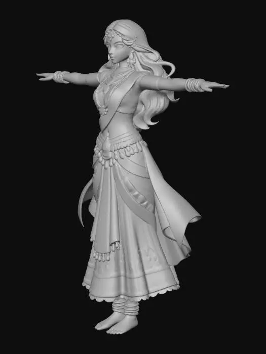 3D model for Rhythmic Grace