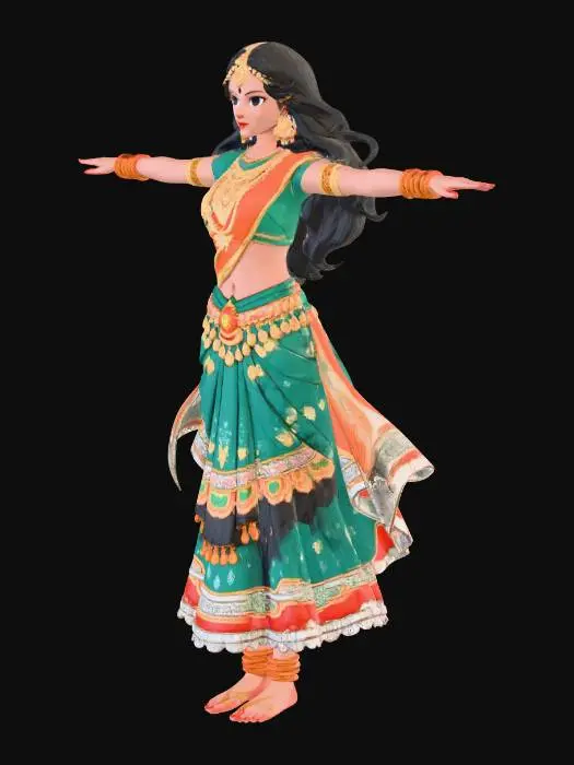 3D model for Rhythmic Grace