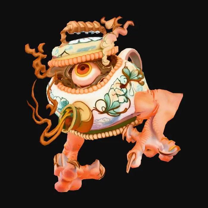 3D model for Demon Tea pot