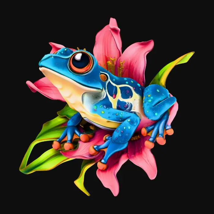 3D model for Blooming Frog