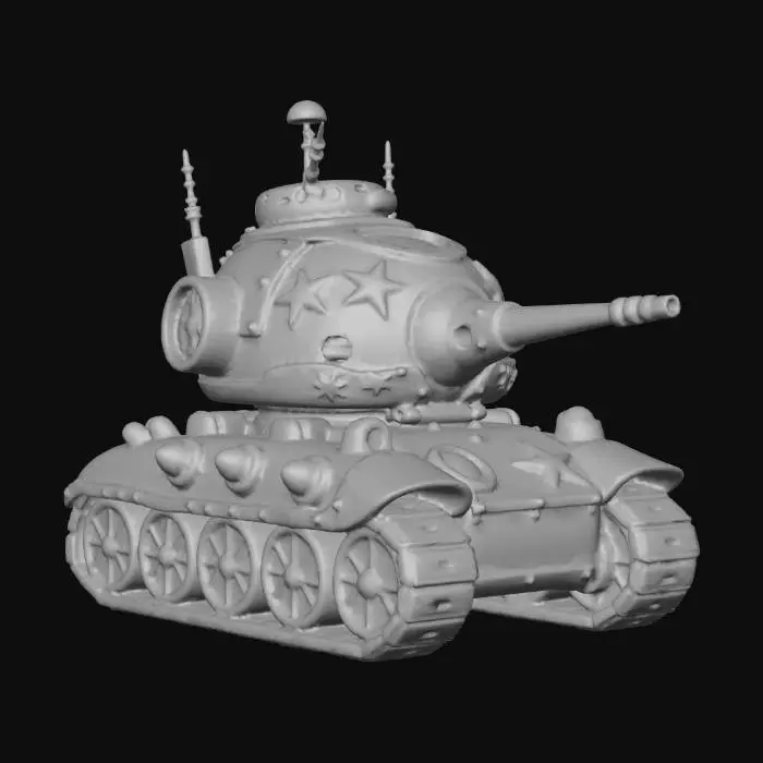 3D model for futuristic Space Tank