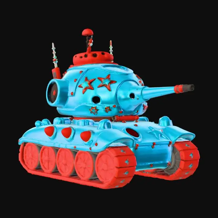 3D model for futuristic Space Tank