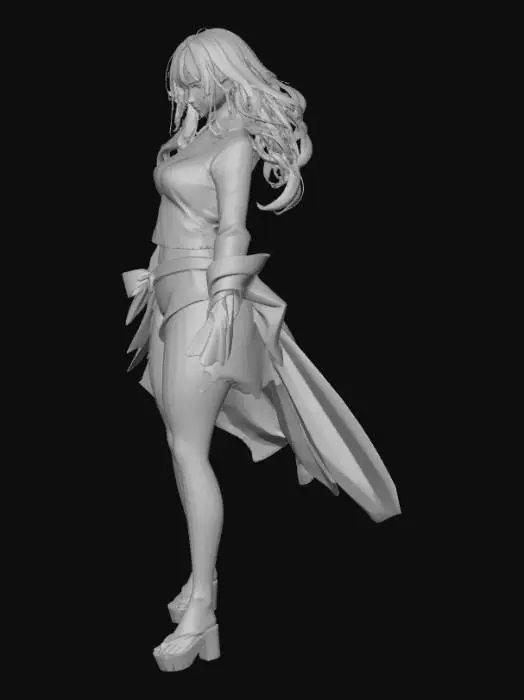 3D model for Crimson Petals Under the Red Umbrella