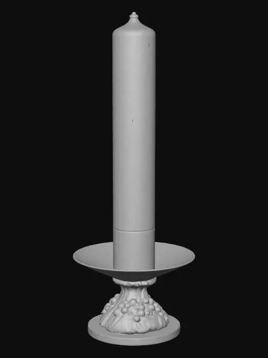 3D model for Golden Candleholder Elegance