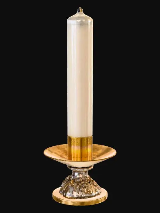 3D model for Golden Candleholder Elegance