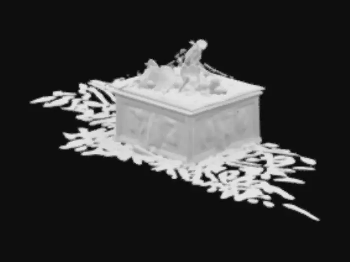 3D model for The Curious Cat on the Crypt