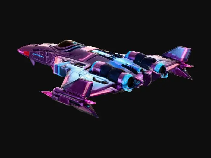 3D model for Neon Starship Odyssey