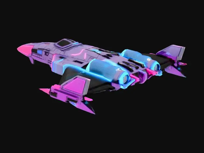3D model for Neon Starship Odyssey