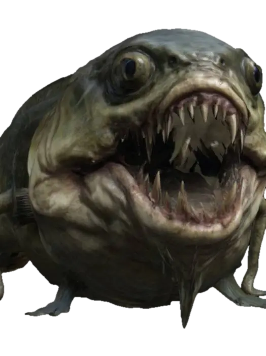 Maggot monster - Gross 3D model, vytvořený pomocí AI