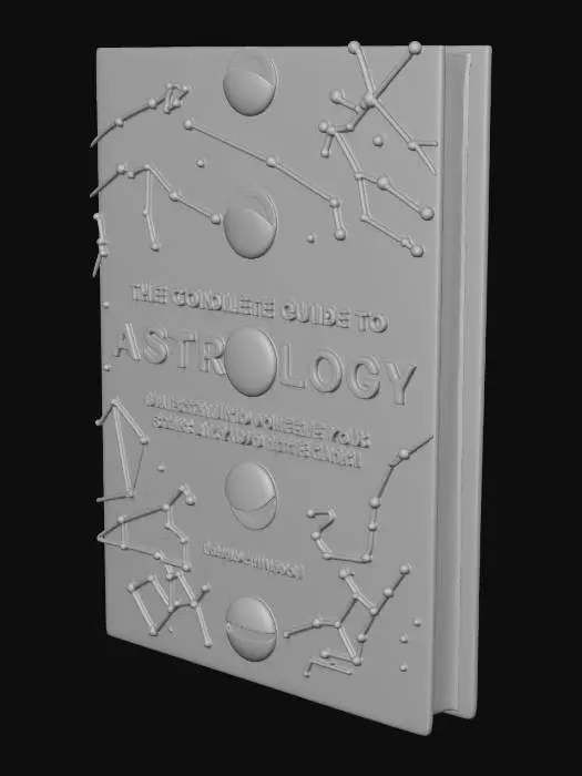 3D model for Astrology Guide Cover