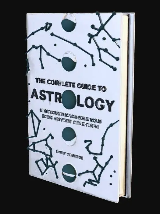 3D model for Astrology Guide Cover