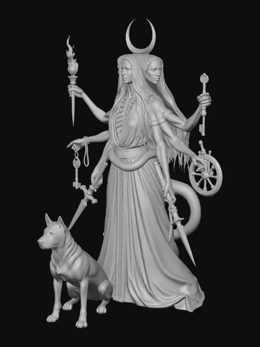 3D model for The Triple Goddess