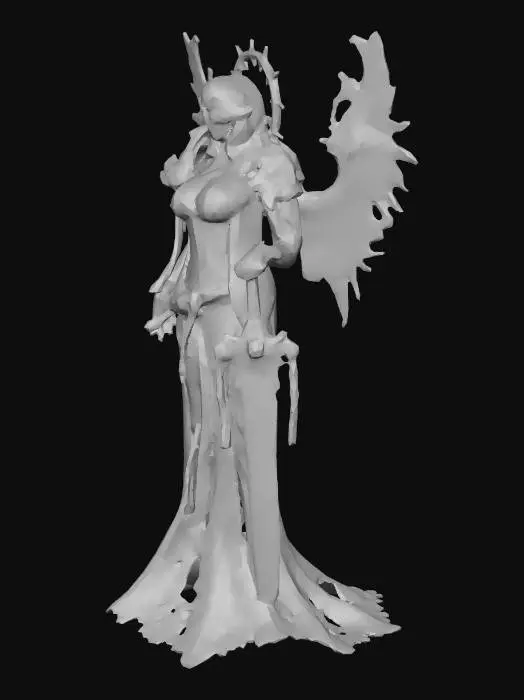 3D model for Crimson Seraph