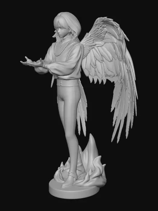 3D model for Angel of Flames
