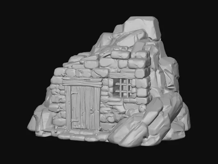 3D model for Old Hermit House