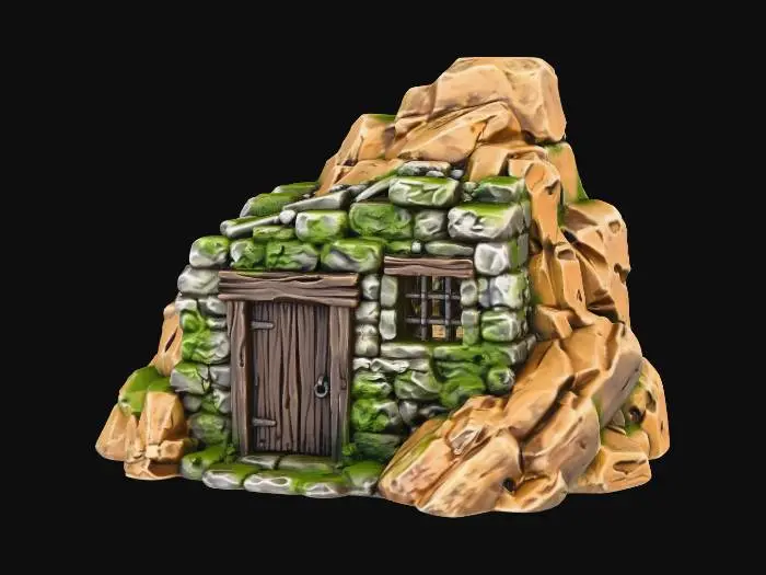 3D model for Old Hermit House