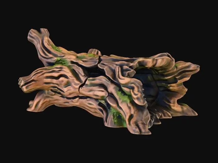 3D model for Gnarled Driftwood