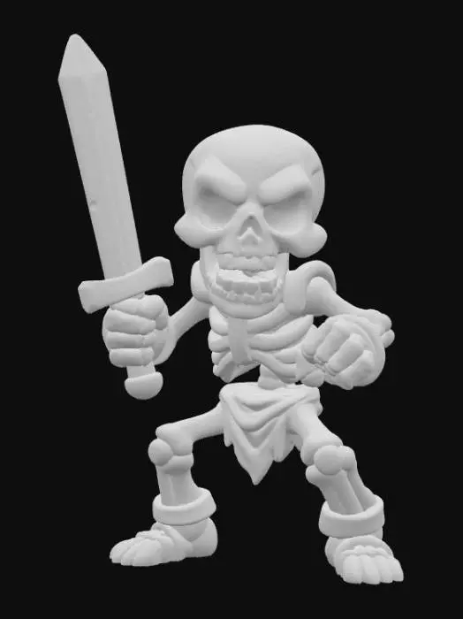 3D model for Skeleton Warrior