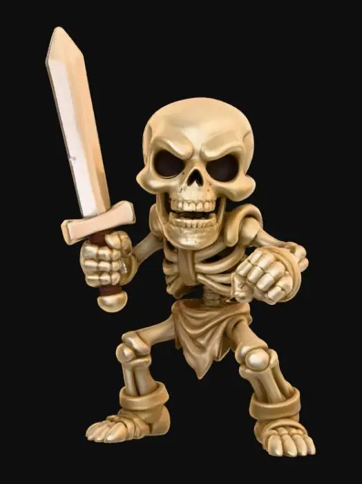 3D model for Skeleton Warrior