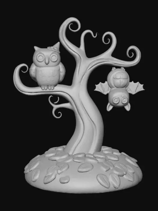 3D model for Halloween Tree #Halloween2025#