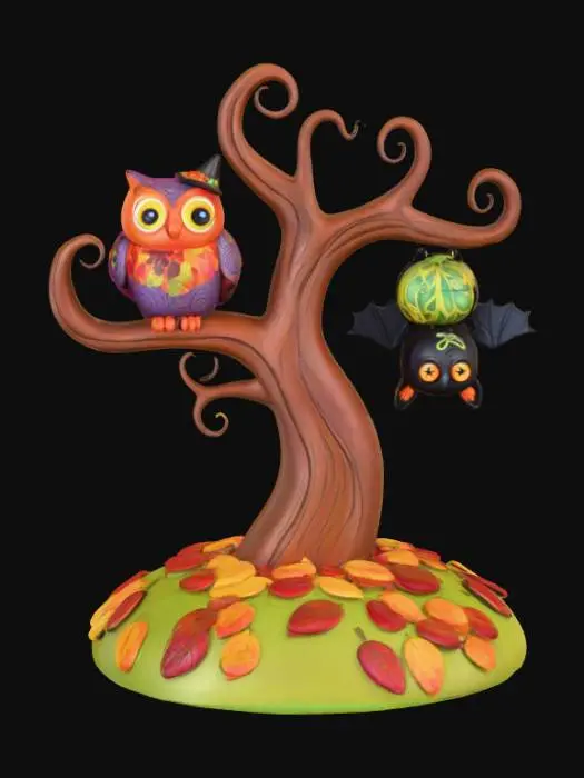 3D model for Halloween Tree #Halloween2025#