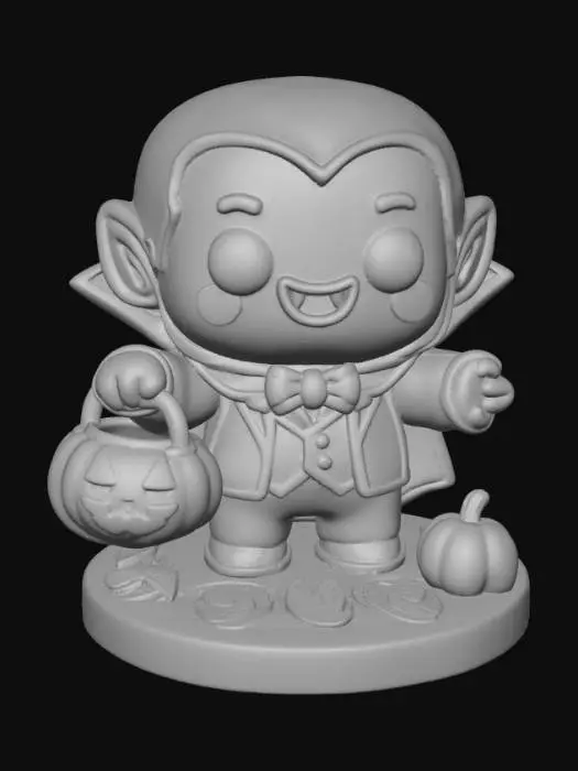 3D model for Halloween Vampire Kid, #Halloween2025#