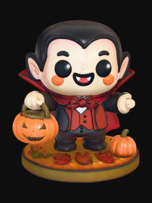 3D model for Halloween Vampire Kid, #Halloween2025#