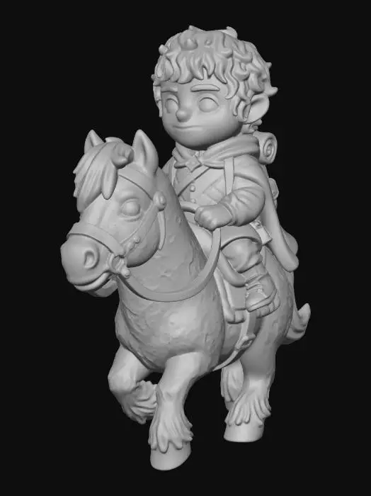 3D model for Hobbit Adventurer