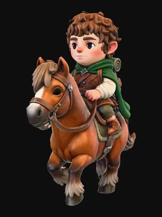 3D model for Hobbit Adventurer