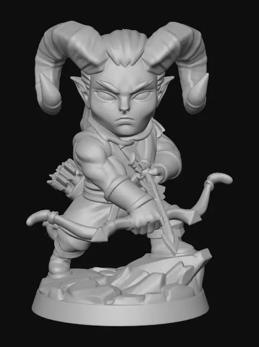 3D model for Hellbound Horned Ranger